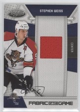 2010-11 Certified Fabric of the Game 241/250 Stephen Weiss #STW 8tn