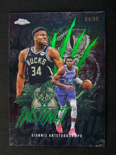 2025 Topps Chrome Giannis Antetokounmpo Base (RAW)