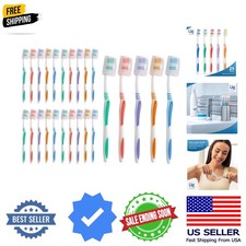 Bulk Toothbrush Package with Covers Quality Individually Wrapped Colorful ...