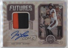 2020 Panini Legacy Futures Silver 127/399 Jake Luton #FP-JL Patch Auto 00ht