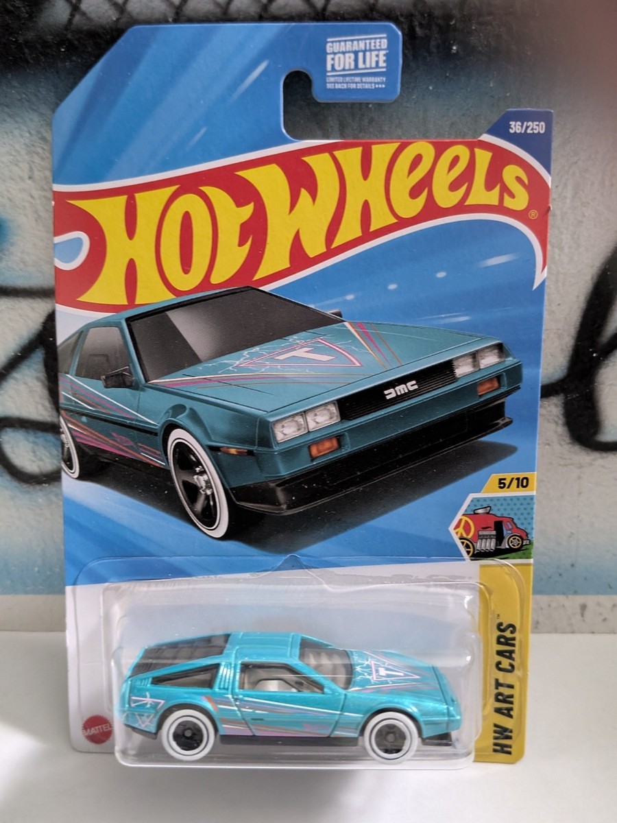 DMC Quetzal ケツァール　Revival Series Hot Wheels 1:64 HW Art Cars DMC Delorean (Turquoise) | eBay