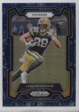 2023 Panini Prizm Rookies Navy Camo Prizm 8/25 Luke Musgrave #337 0fo5