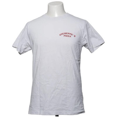 Mister Tee, T-shirt, Größe: L, model: giuseppe's pizza, Weiß, Baumwolle #sI8
