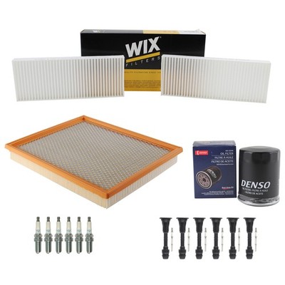 Denso Tune Up Kit NGK 6 Spark Plugs & Boots Kit for Frontier Pathfinder Xterra