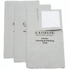 3pcs Multi-Layer Jewelry Cleaning Cloth, Large Silver Polishing Cloth, 100 C...