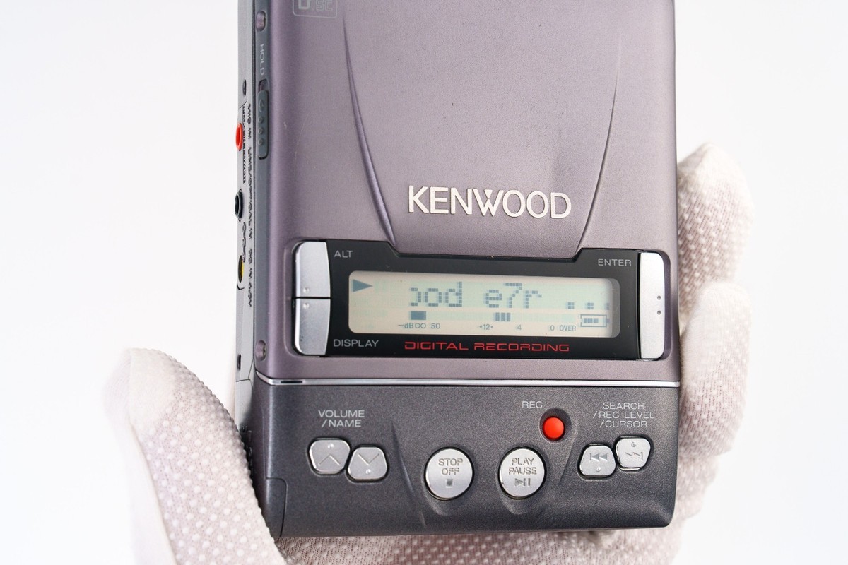 Kenwood DMC-E7R Grey MiniDisc Recorder [DEMO / PLAYS] | eBay