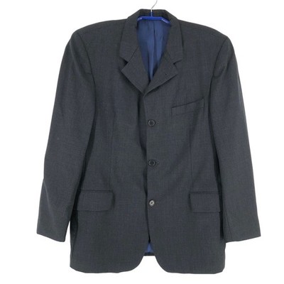 Vintage HUGO BOSS Herren 95% Wolle Vanderbilt Anno Blazer Jacke Größe 52 - L