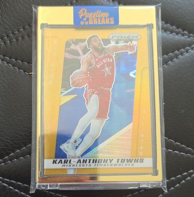 Panini 2024-25 Prizm Deca Karl-Anthony Towns All-Star Gold /10 #263 CGC