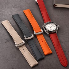 Rubber Strap for Car.tier Tank Omega Swatch 20mm 21mm 22mm Quick Release Band