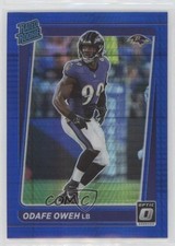 2021 Panini Donruss Optic Rated Rookie Blue Hyper Prizm Odafe Oweh #258 0jk3