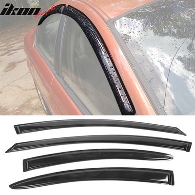 Fits 00-05 Dodge Neon Window Visors Acrylic Sun Shade Rain Guard Deflectors 4PC