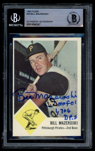 1963 Bill Mazeroski #59