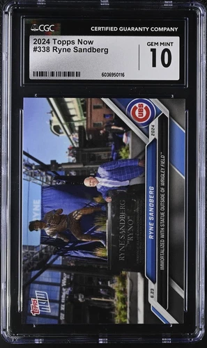 2024 Topps Now Ryne Sandberg #338 CGC 10