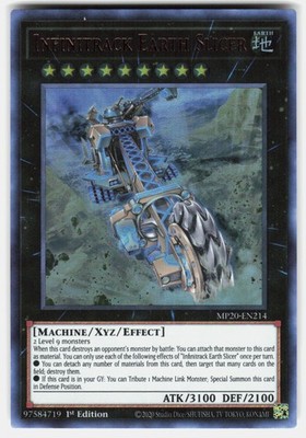 Infinitrack Earth Slicer Ultra Rare 2020 Tin of Lost Memories MP20-EN214 NM