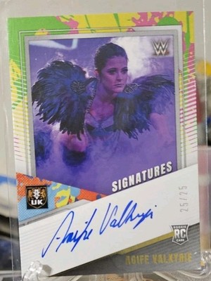2022 Panini NXT 2.0 WWE Aoife Valkyrie RC Signatures Auto #/25 Lyra Valkyria