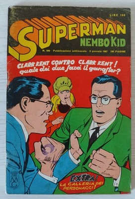 SUPERMAN NEMBO KID Falcon Albi No.560 Original Mondadori 1967 Flash