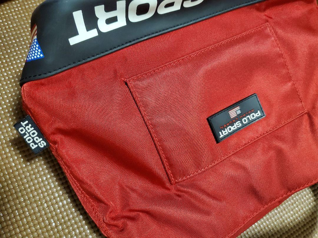 90s POLO SPORT トートバッグ レッド 星条旗 ロゴ Vintage 90s Polo Sport Ralph Lauren Canvas Tote Beach