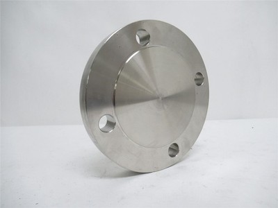 237284 New-No Box; Industry-Std 4WPX6 Blind Pipe Flange; SS-304; 3''; 7-1/2''OD