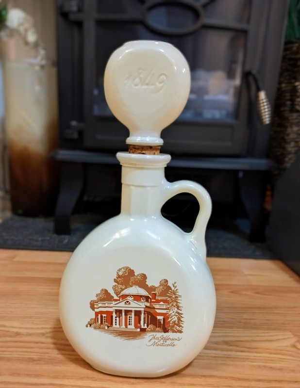 Vintage Old Fitzgerald Flagship Decanter With Fairy Lights Inside