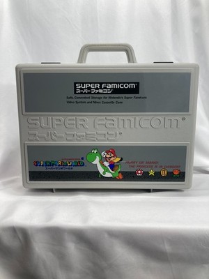 Super Mario World SFC Cartridge Carry Case Super Famicom Japan Gebraucht