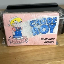 Chore Boy Cookware Sponge Pink 1994 Vintage New Sealed Prop
