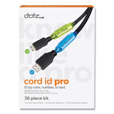 Lee Products 21209 Cord Id Pro, (12) Идентификаторы кабелей, (12) Наклейки для устройств,