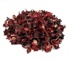 Dried Hibiscus Flowers Cut  Sifted, Flor de Jamaica, Hibiscus Tea Jamaica 100g