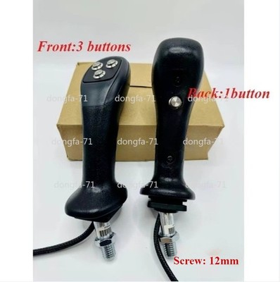 Excavator Modified 4 Button Wood Grabbing Electronic Control Joystick Handle M12