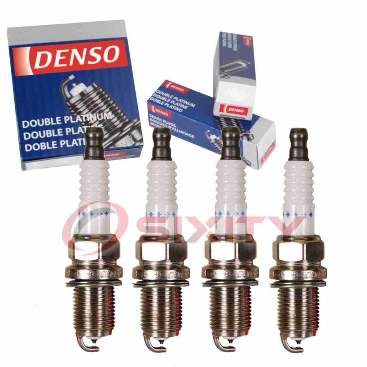 4 pc Denso Platinum Long Life Spark Plugs for 1992-1994 Mitsubishi Expo LRV cm