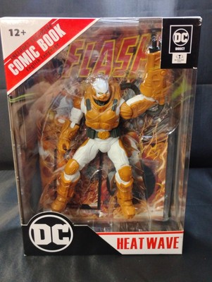 Heat Wave McFarlane DC Direct Page Punchers Figure w/ The Flash Comic SAME DAY!