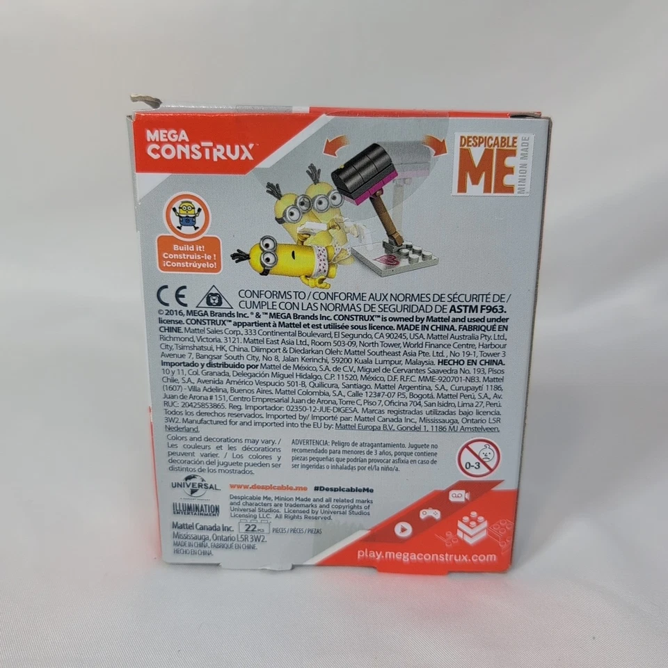 Mega Construx DESPICABLE ME MINIONS Buzón Travesura Construcción Juguete Set NUEVO Foto 3 de 4