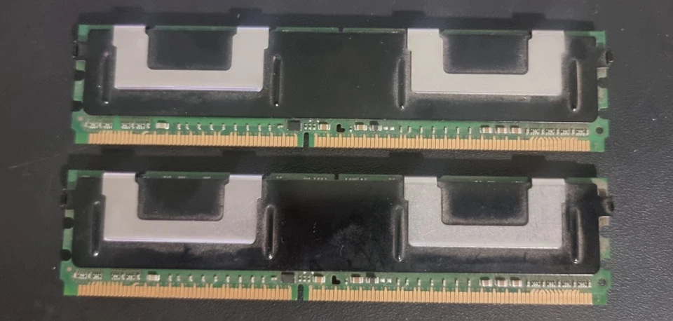 2x 2G KTH-XW667LP-4G KINGSTON MEMORY 2GB 2RX8 PC2 5300F DDR2 Ecc - Immagine 3 di 3