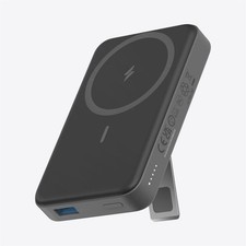 Anker Magnetic Qi Wireless Power Bank 10000mAh Kickstand USB-C PD Black