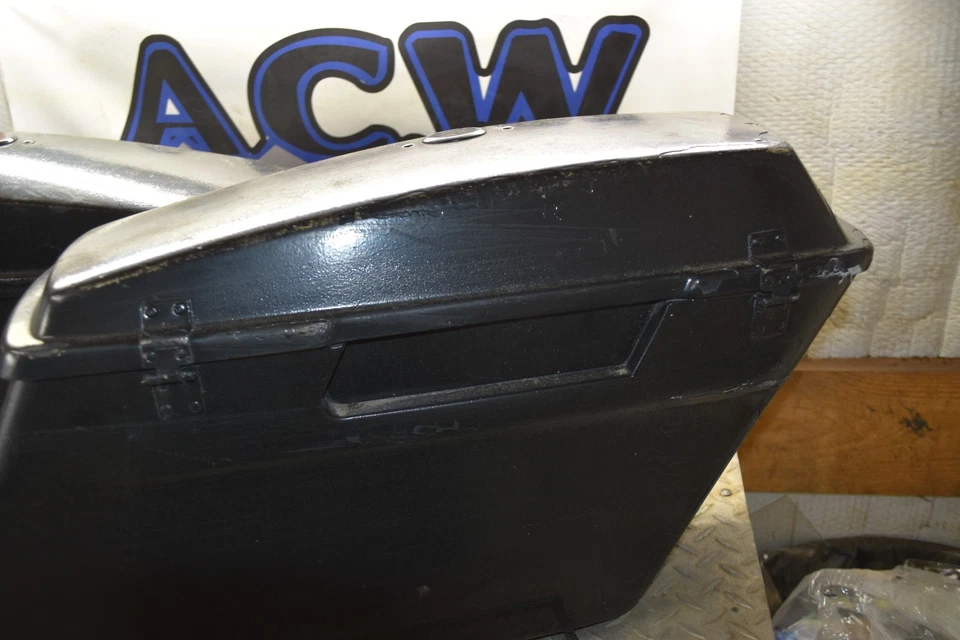 Juego de 543 alforjas duras forma áspera 2005 Suzuki Boulevard VL800 800 VL C50 05 Foto 3 de 4