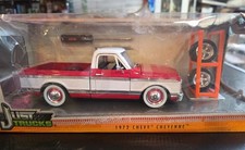 JADA 1/24 JUST TRUCKS ROJO/BLANCO 1972 CHEVY CHEYENNE C10 NUEVO SIN ABRIR