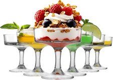 6 Pcs Martini Coupe Glasses Set,190ml/6.4 oz Classic Cocktail Glassware