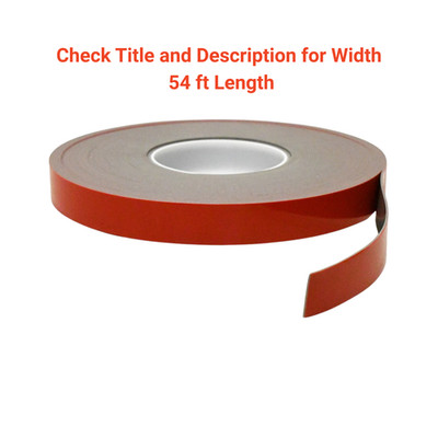 Double Sided 7/8 inch 54 Feet Home Automotive Acrylic Foam Tape Auto Car Truck