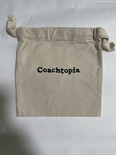 Coach COACHTOPIA 9" x 8" Drawstring Dust Bag Thick Cotton Pouch Cover Storage