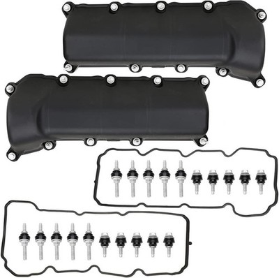 MITZONE Valve Cover Set w/ Gaskets Bolts for Dodge Ram 1500 Jeep Liberty 3.7L