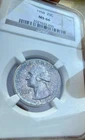 1958P QUARTER 25c NGC MS66 — Very attractive toning!