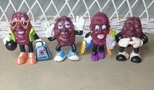 VINTAGE CALIFORNIA RASIN FIGURES 1987-88 SET OF 4 TOY COLLECTABLES