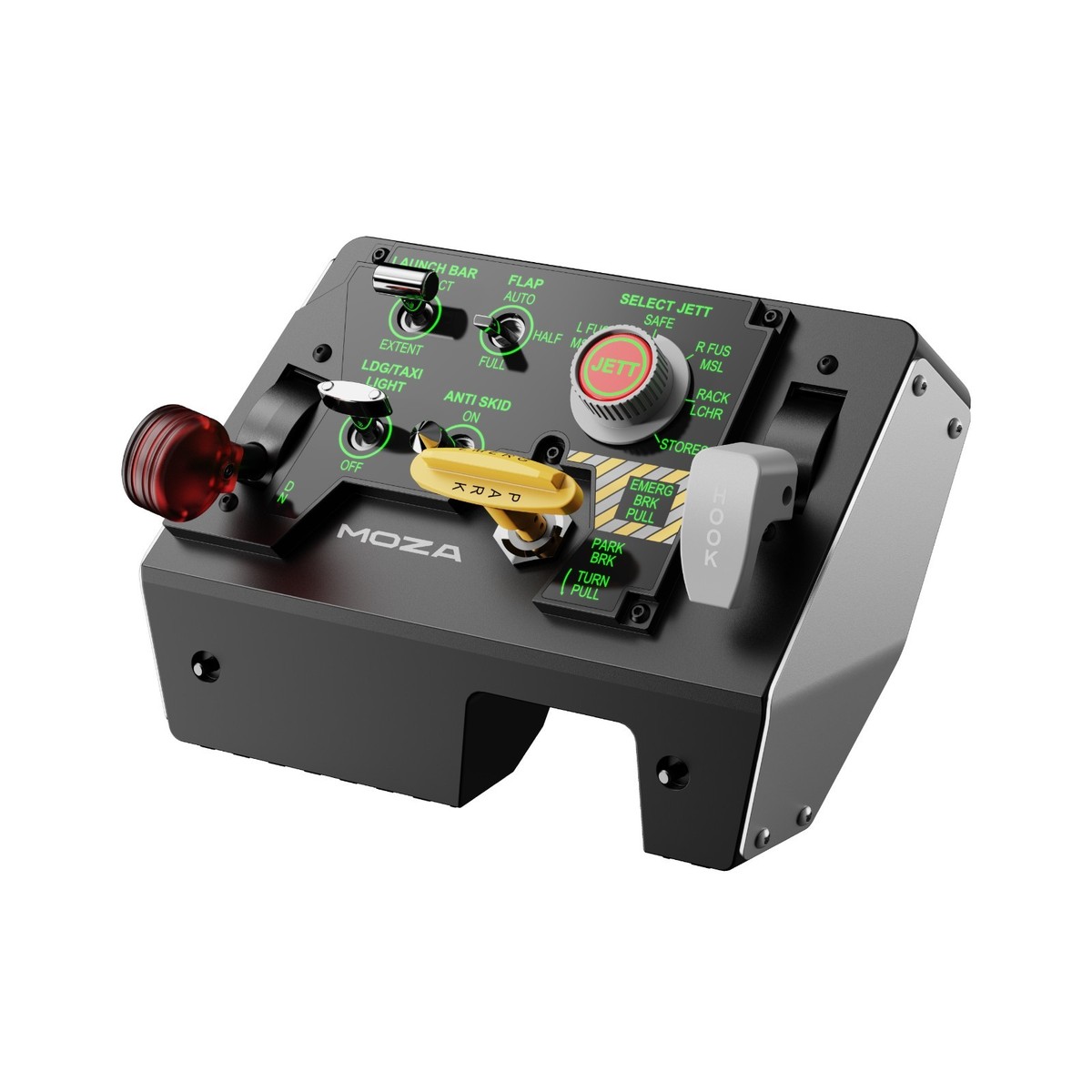 NEW MOZA MTLP F18 throttle take off flap panel dcs home cockpit