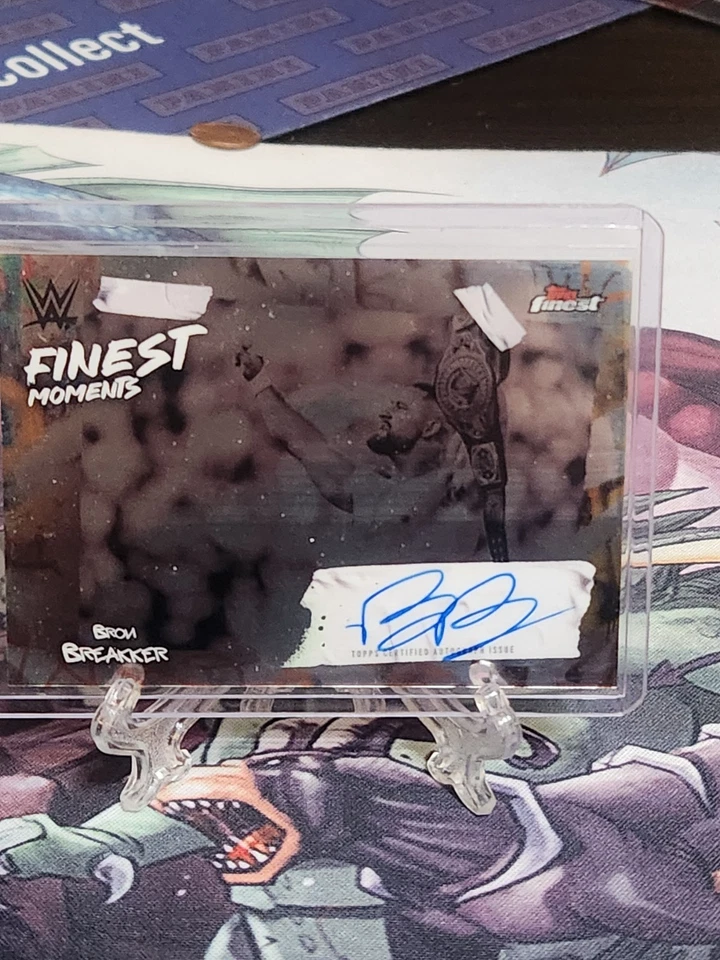 Автомобиль 2025 Topps Finest WWE Bron Breakker Finest Moments - Изображение 3 из 4
