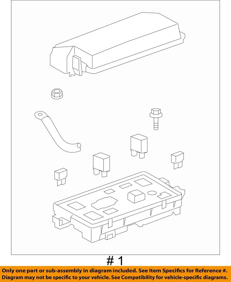 Chevrolet Camaro 2012-2015 caja de fusibles caja de fusibles módulo de relé 22760635 CMWPA Foto 4 de 4