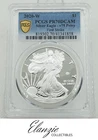 2020-W Proof American Silver Eagle V75 Privy First Strike PCGS PR70