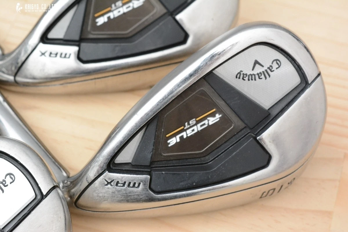 Used Callaway ROGUE ST MAX irons #6-PW/AW/GW/SW VENTUS 5 for