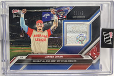 Jarren Duran 2024 Topps Now MLB #438C All-Star Game MVP Base Relic Blue #d 32/49