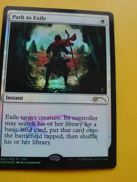 Path to Exile FNM promo. 2015 instant FOIL Magic the Gathering Card. - Image 3 of 4