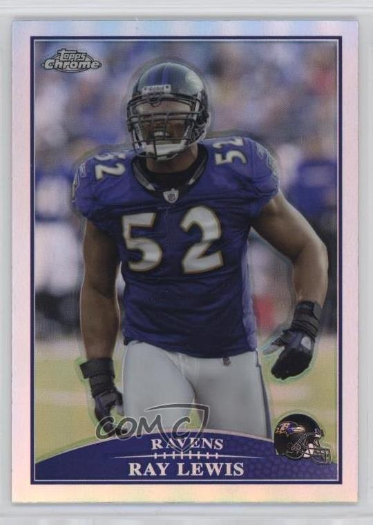 2009 Topps Chrome Refractor Ray Lewis #TC109 HOF 0zv5