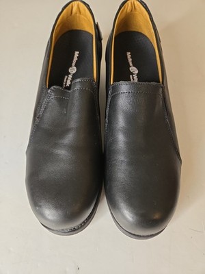 Mellow Walk Women's Slip-On Vanessa Steel Toe Work Pumps 402109 Black Size 9D